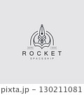 Rocket Logo Design template technology Design Concept 130211081