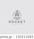 Rocket Logo Design template technology Design Concept 130211083