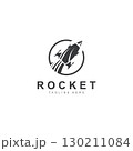 Rocket Logo Design template technology Design Concept 130211084