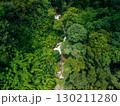 Natural waterfalls, aerial view, watersheds and environmental conservation 130211280