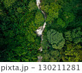 Natural waterfalls, aerial view, watersheds and environmental conservation 130211281
