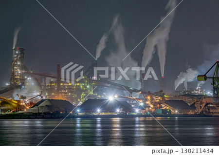 製鉄所夜景 製鉄所夜景 130211434