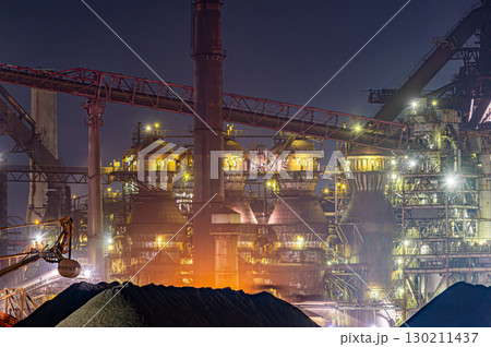 製鉄所夜景 130211437
