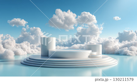 pedestal for display, platform for design 130211579