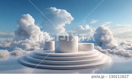 pedestal for display, platform for design 130211627