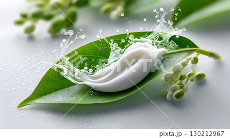 green peas with drops of water green peas with drops of water 130212967