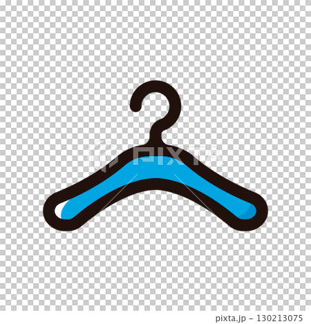 Hanger illustration icon (housework, laundry, laundry material) Hanger illustration icon (housework, laundry, laundry material) 130213075