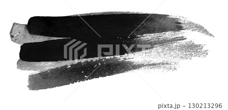 black watercolor background. Artistic hand paint. Isolated on transparent background. black watercolor background. Artistic hand paint. Isolated on transparent background. 130213296