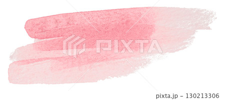 pink watercolor background. Artistic hand paint. Isolated on transparent background. 130213306