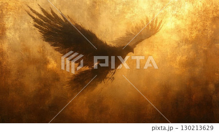 Golden Hour Bird Flight. 130213629