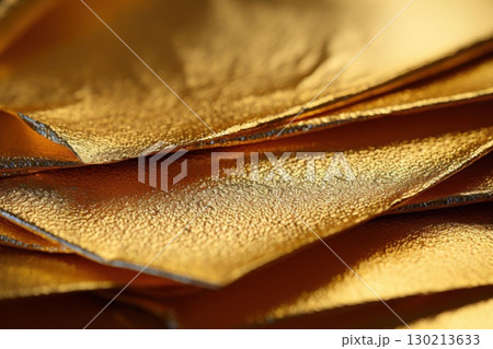Golden Leaf Texture CloseUp. Golden Leaf Texture CloseUp. 130213633