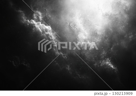 Monochrome Celestial Nebula. 130213909