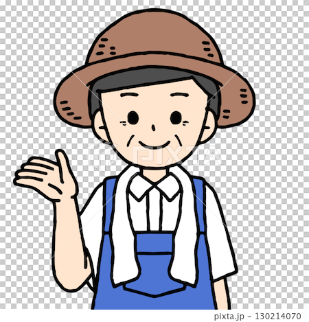 A male farmer is showing us around 130214070