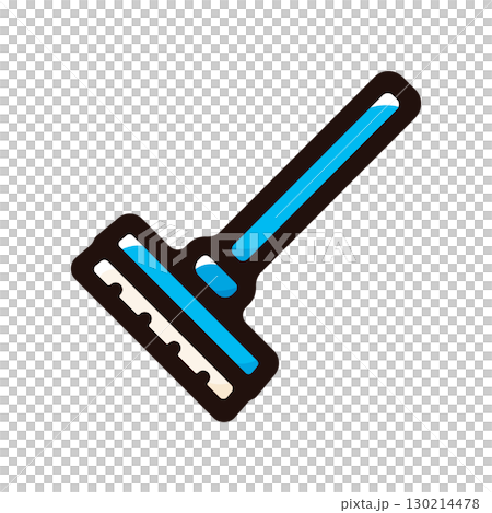 箒のイラストアイコン（道具・清掃・ホームセンター素材） 130214478