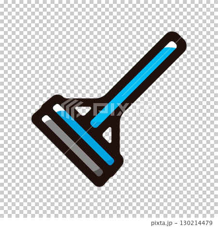 Squeegee, drainer illustration icon (tools, cleaning, home improvement material) 130214479