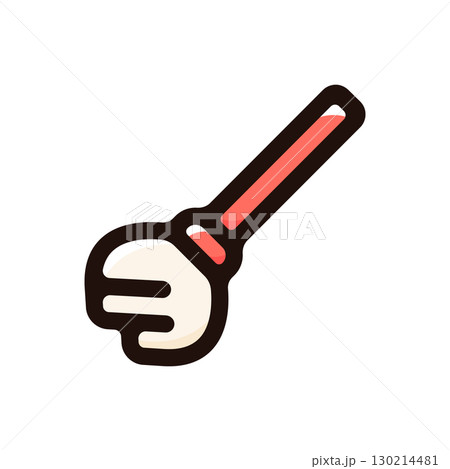 モップのイラストアイコン（道具・清掃・ホームセンター素材） 130214481