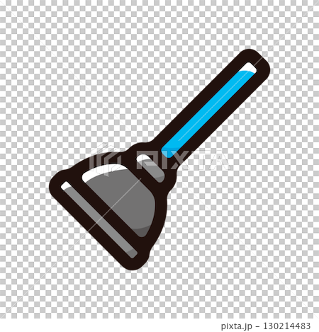 Rubber cup, water cup illustration icon (tools, cleaning, home improvement material) 130214483