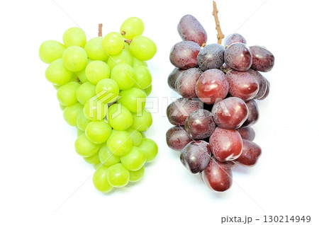 シャインマスカットとブラックシャインマスカットの食べ比べ 130214949