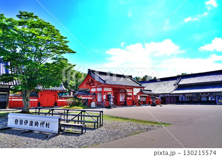 江戸時代の街並みを再現した風景 江戸時代の街並みを再現した風景 130215574