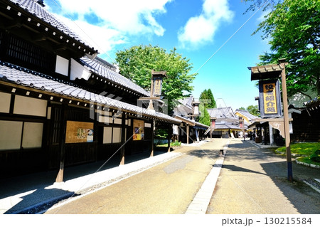 江戸時代の街並みを再現した風景 130215584