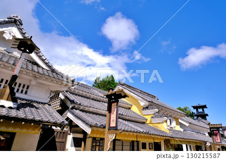 江戸時代の街並みを再現した風景 130215587