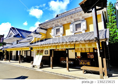江戸時代の街並みを再現した風景 江戸時代の街並みを再現した風景 130215615