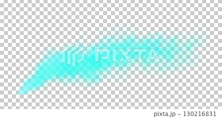 Blue teal smoke or mist trail isolated on transparent background ideal for visual effects overlays and motion design Blue teal smoke or mist trail isolated on transparent background ideal for visual effects overlays and motion design 130216831