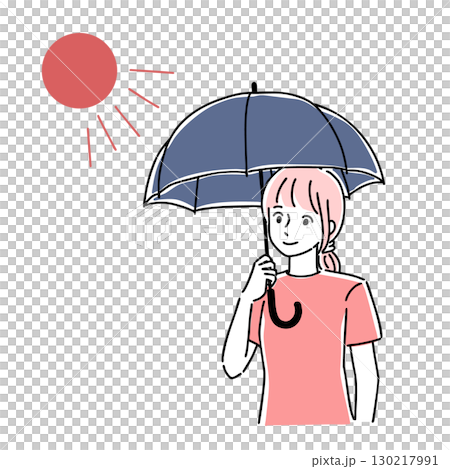 打著陽傘的女人 打著陽傘的女人 130217991