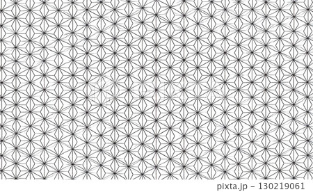 亀甲文様のモノトーン和柄背景 亀甲文様のモノトーン和柄背景 130219061
