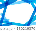 青い四角形の背景素材 130219370