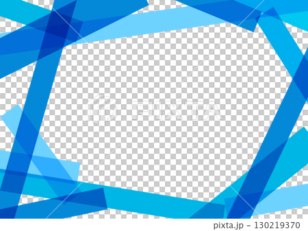 青い四角形の背景素材 130219370