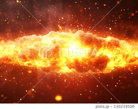 Swirling movement of smoke. Smoke from cigarettes is harmful to health. AI Generated. 130219580