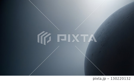 Shrouded stellar objects and planets drift in mist, evoking eerie wonder - ai generated 130220132