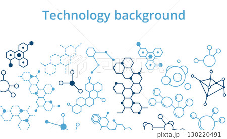 Abstract background with molecular structure on white, symbolizing science, chemistry, medicine and technology. Abstract background with molecular structure on white, symbolizing science, chemistry, medicine and technology. 130220491