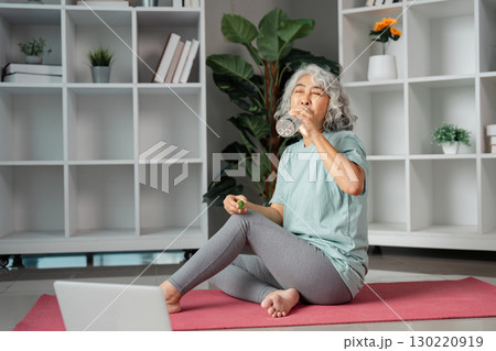 Wellness routine for seniors staying healthy with hydration and mindfulness. Wellness routine for seniors staying healthy with hydration and mindfulness. 130220919
