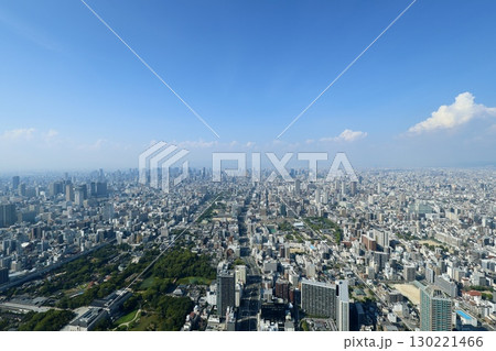 あべのハルカスから望む北側の景色(梅田・難波・伊丹空港方面) あべのハルカスから望む北側の景色(梅田・難波・伊丹空港方面) 130221466