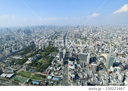 あべのハルカスから望む北側の景色（梅田・難波・伊丹空港方面） 130221467