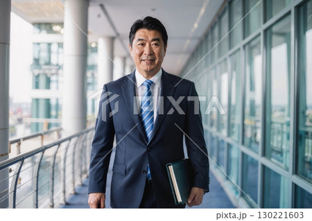 リーダーシップを発揮する社長・会社案内 130221603