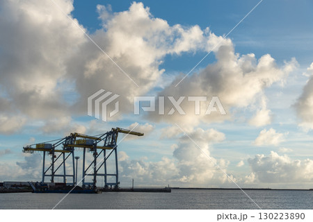 2基のガントリークレーン 2基のガントリークレーン 130223890
