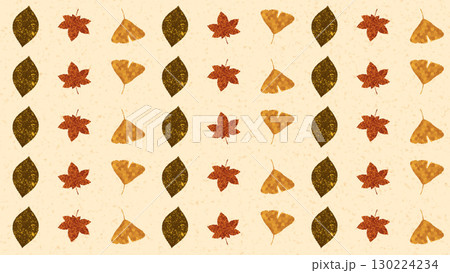 秋の紅葉と落ち葉が彩る華やかな壁紙イラスト 秋の紅葉と落ち葉が彩る華やかな壁紙イラスト 130224234