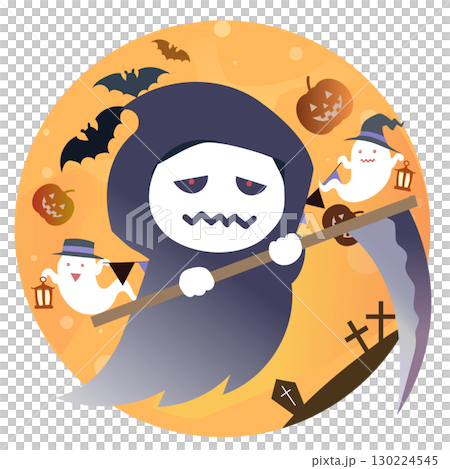 Cute Grim Reaper for Halloween 130224545