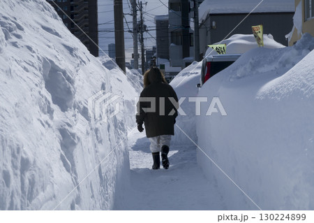 豪雪地帯の散歩 130224899