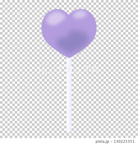 キャンディ　ハート　青紫 130225351