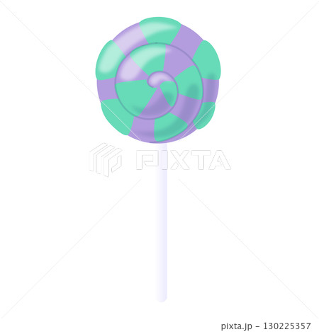 ロリポップキャンディ　ミントグリーンと紫 130225357