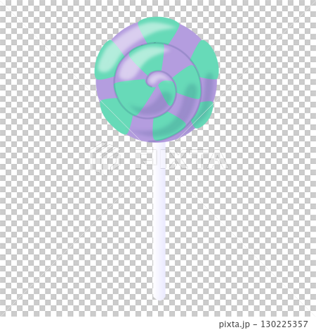 ロリポップキャンディ　ミントグリーンと紫 130225357