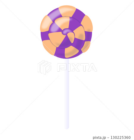 ロリポップキャンディ　オレンジと紫 130225360