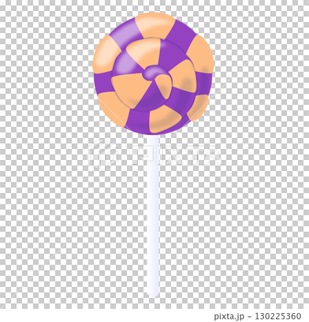 ロリポップキャンディ　オレンジと紫 130225360