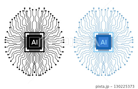 illustration of physics and Technology, Artificial intelligence is intelligence demonstrated by machines, artificial intelligence systems are powered by machine learning, AI s brain 130225373