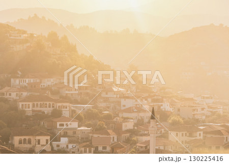 Summer Cityscape with Historical Architecture of Berat 130225416