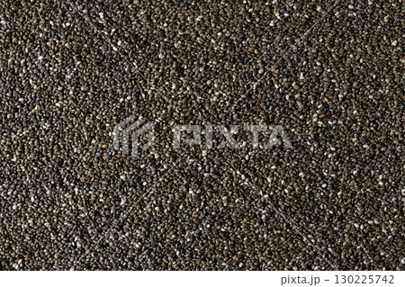 Macro Texture of Chia Seeds. Natural Grain Background. Macro Texture of Chia Seeds. Natural Grain Background. 130225742